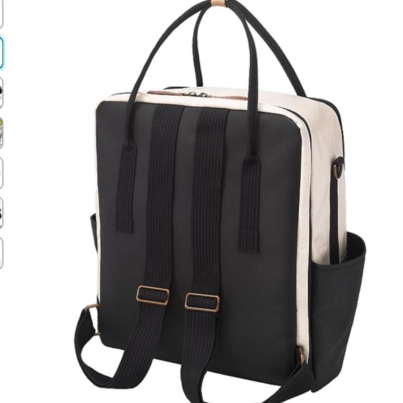 Petunia Pickle Bottom Black and Cream Baby Bag - Picture 2 of 13